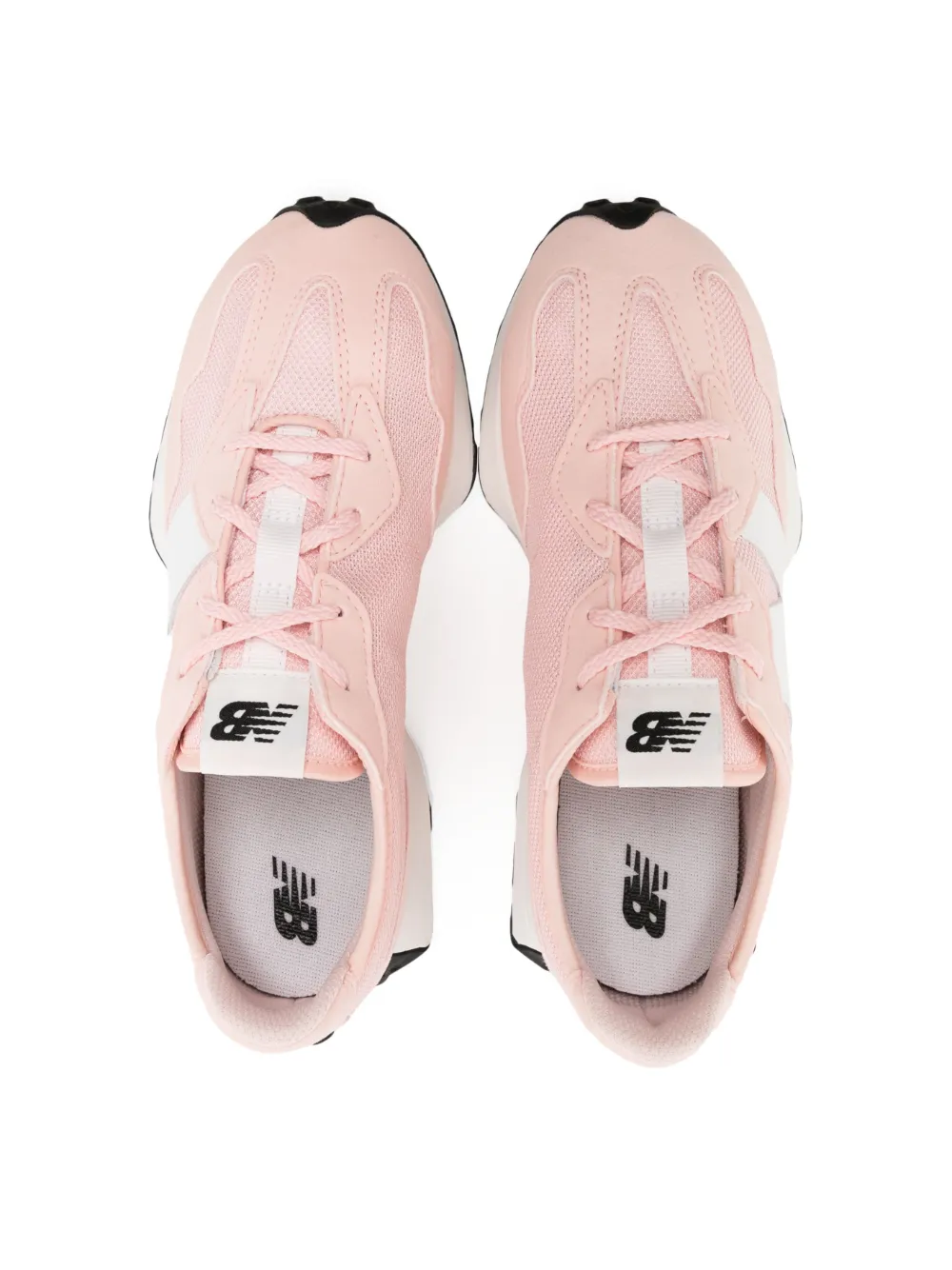 Кроссовки с нашивкой-логотипом New Balance Kids, розовый — фото 3