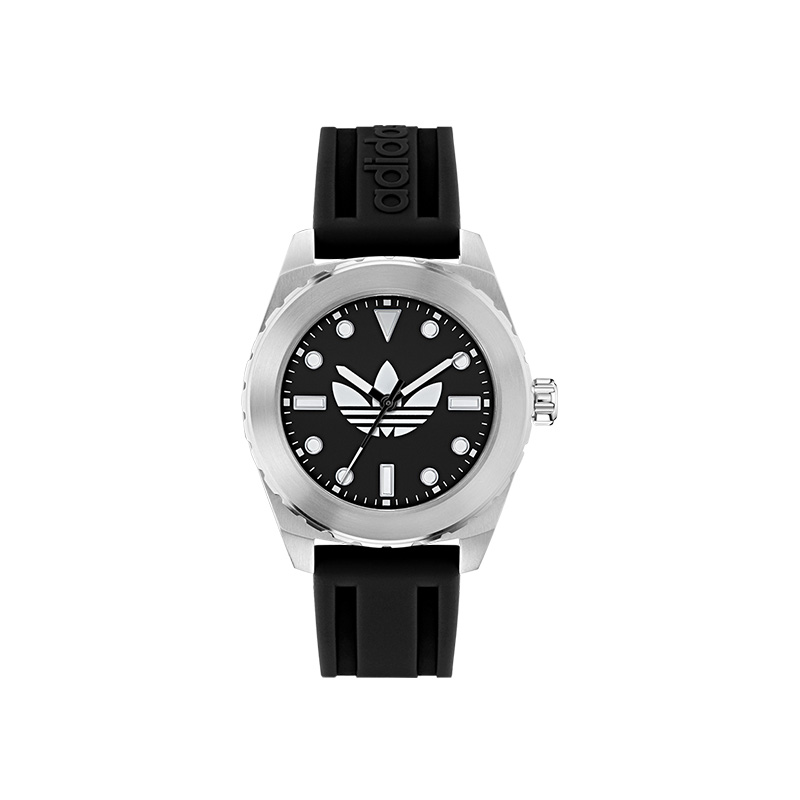 

Adidas Originals Часы Wrist Watch Quartz Movement Black Dial Unisex, Black