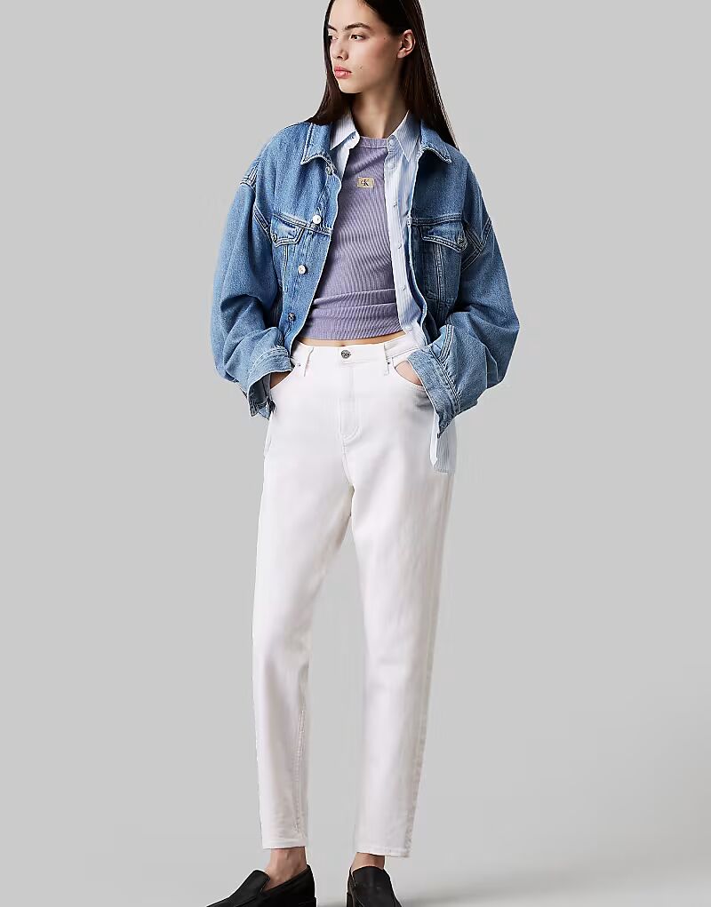 

Джинсы Calvin Klein Jeans Mom в светлом дениме