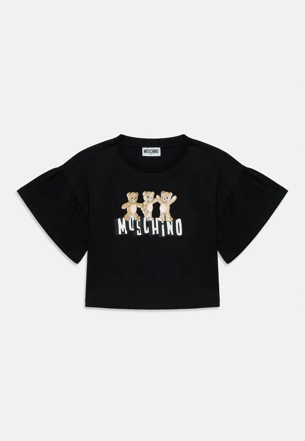 Футболка с дополнительным принтом Moschino, Nero/Black — фото 3