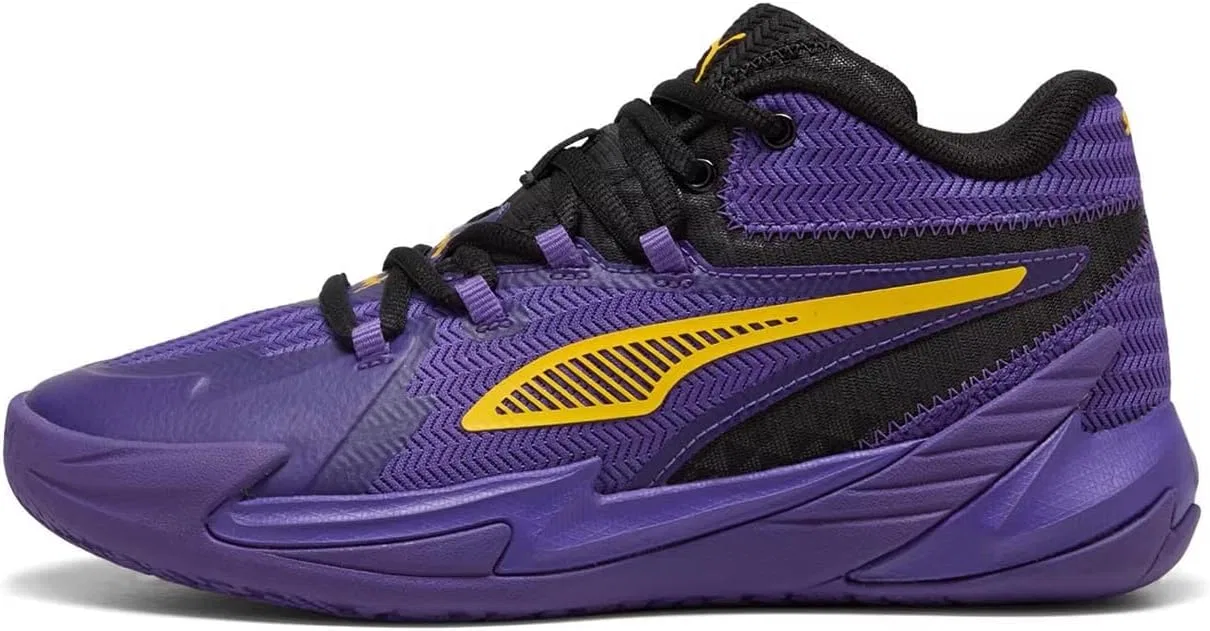 Мужские кроссовки PUMA Dagger 311353 07, спортивная обувь, баскетбольные кроссовки, Puma Black Taem Violet — фото 2