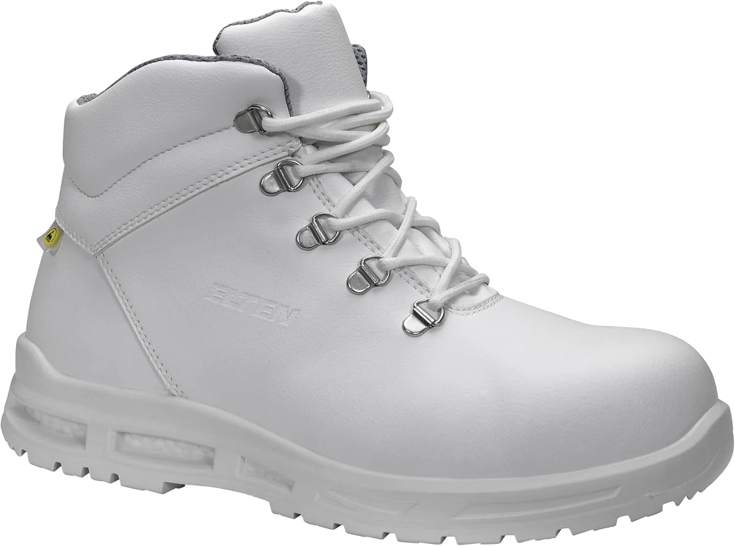 Защитные ботинки ELTEN Brandon XXTM White Mid ESD S3S, женские и мужские, текстильные, с композитным защитным носком (легче стального), легкие, классические, белый