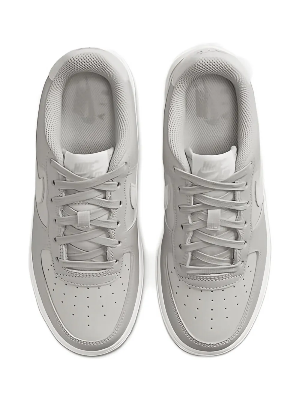 Кроссовки Air Force 1 Light Bone/Light Iron Ore/Summit White Nike Kids, серый — фото 3