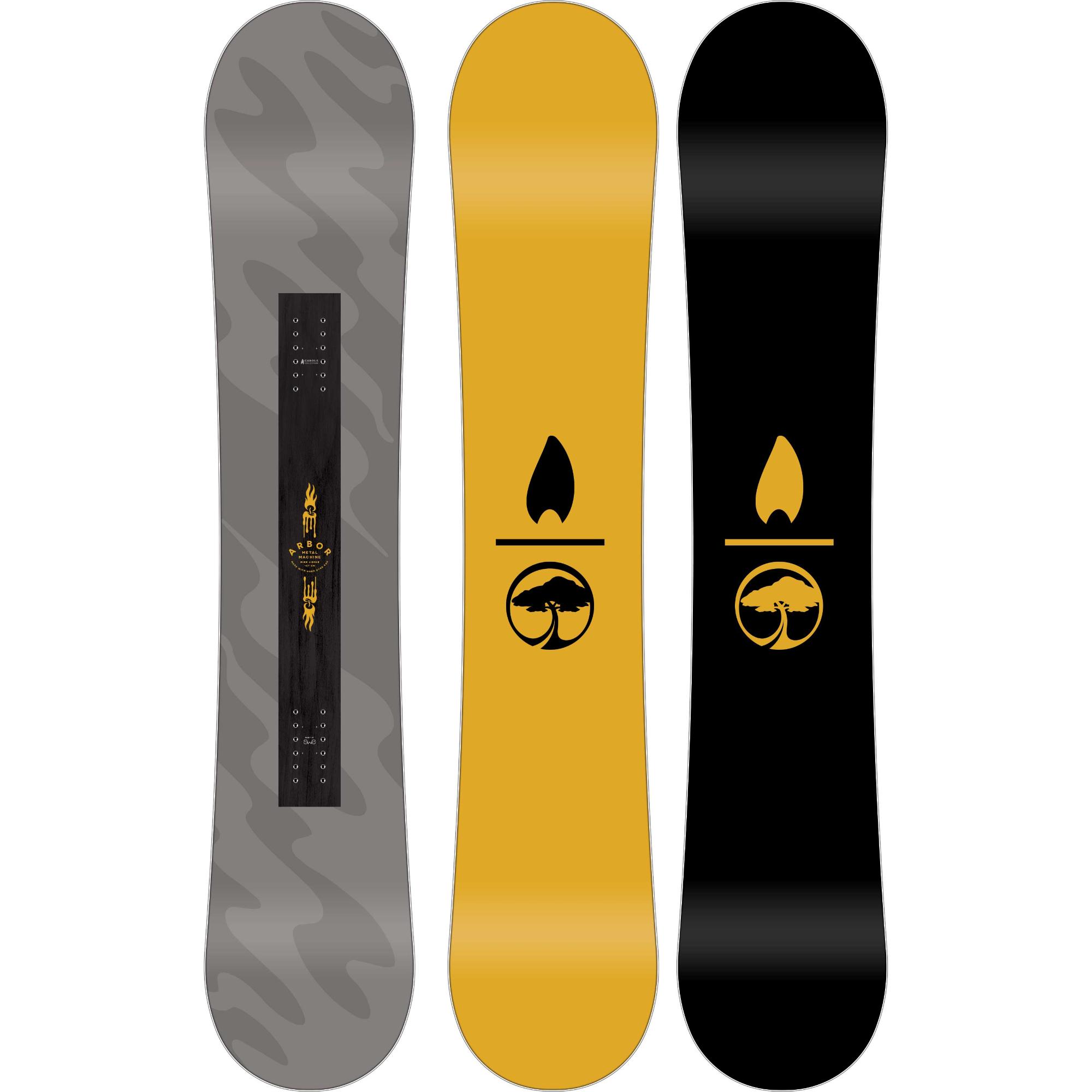 

Мужской сноуборд Metal Machine '25 Arbor, Grey/Black