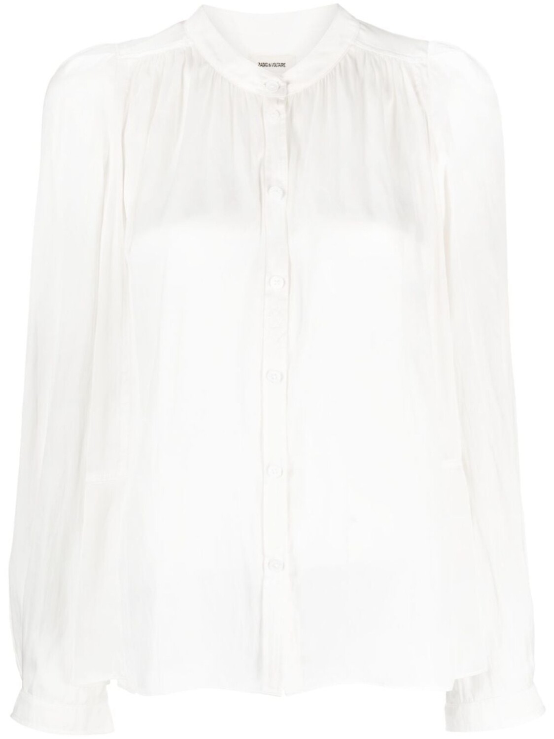 

Zadig&Voltaire атласная блузка Tchin, белый
