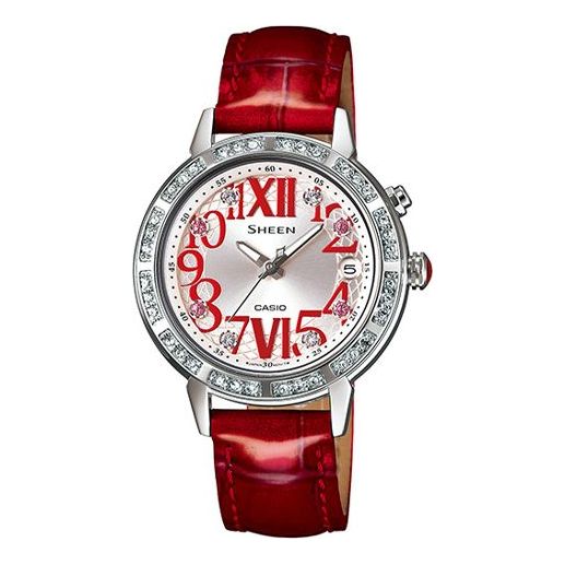 

Часы CASIO Waterproof Businesses Red Pink Analog, розовый