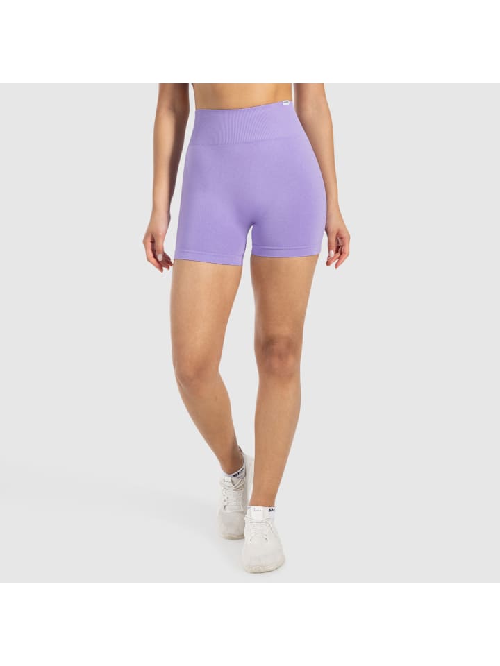 

Шорты Phelia Scrunch фиолетового цвета SMILODOX