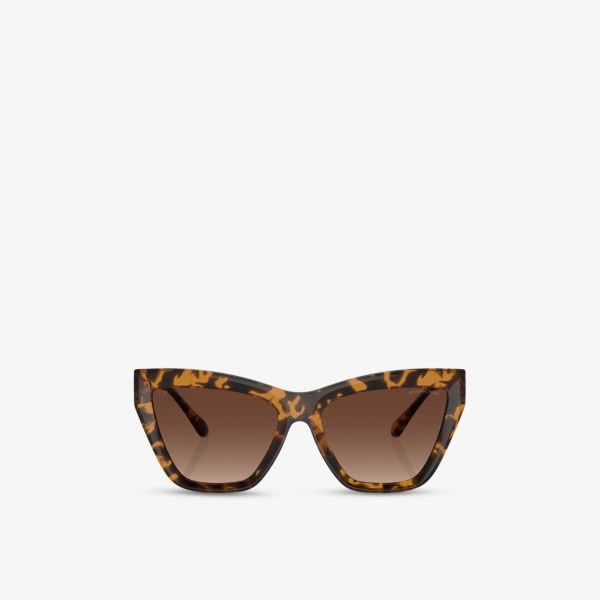 

Mk2211U Dubai очки солнцезащитные cat-eye ацетатные Michael Kors, коричневый