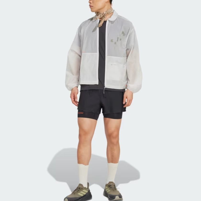 С AdiClub Adi365 H.Koumori беговые 2 в 1 шорты Adidas, черный — фото 4