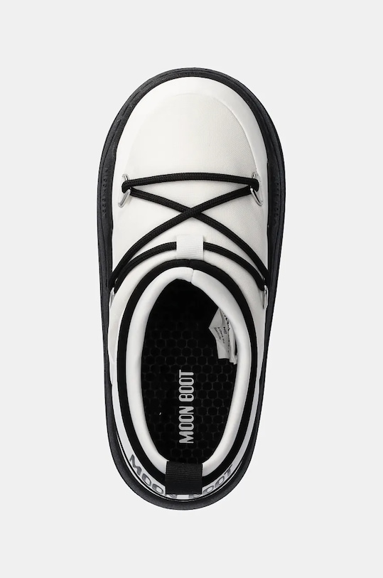 Зимние ботинки женские Moon Boot MB PARK ICON низкие текстильные, белый — фото 4