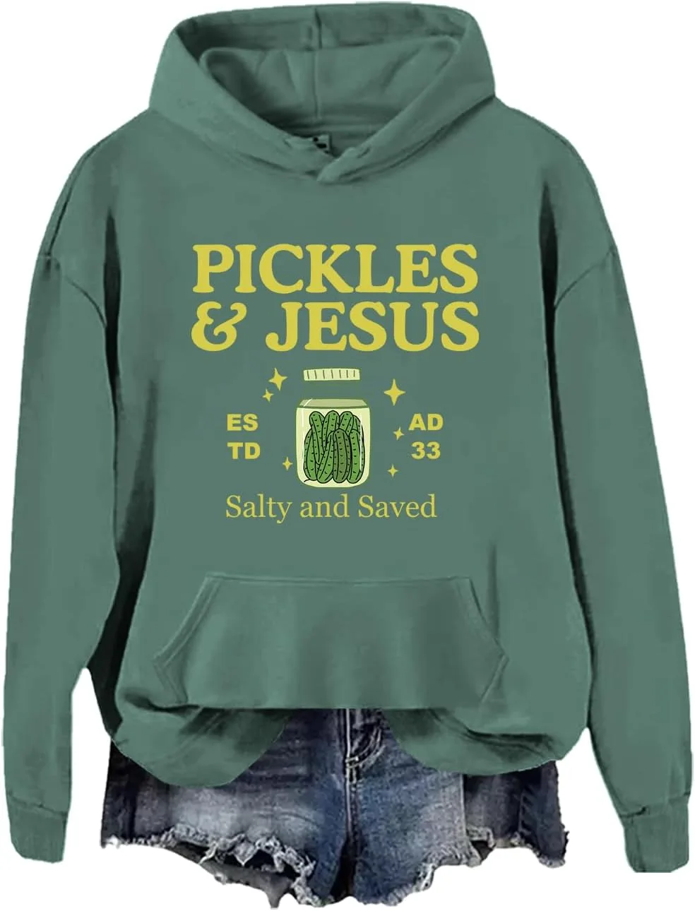 

Толстовка Pickles And Jesus Salty And Saved Phncal