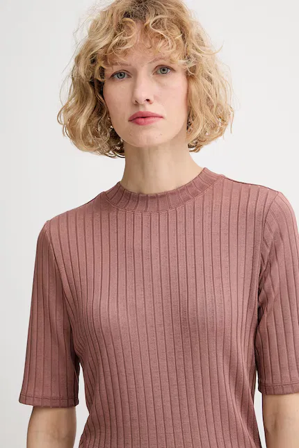 Футболка с коротким рукавом Calvin Klein, коричневый — фото 3