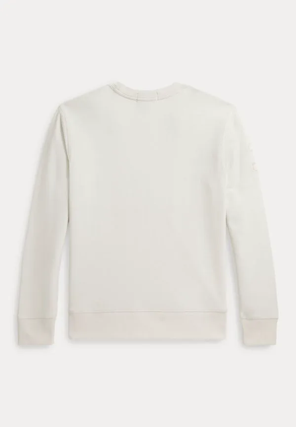 Толстовка big pony из французского махрового трикотажа 714y Polo Ralph Lauren, Deckwash White — фото 2