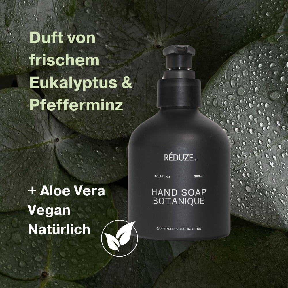 Мыло для рук hand soap botanique Reduze, dosierspender, объем 300 мл — фото 3