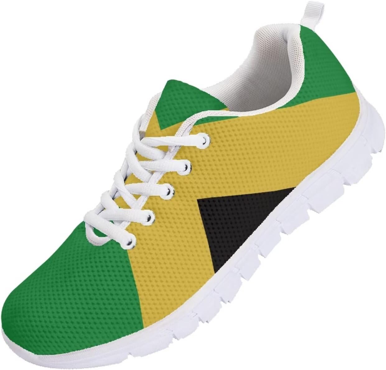 

Мужские кроссовки Funnydude Funny Print 2025 для бега, спортивные, повседневные, удобные для тренировок, Jamaican