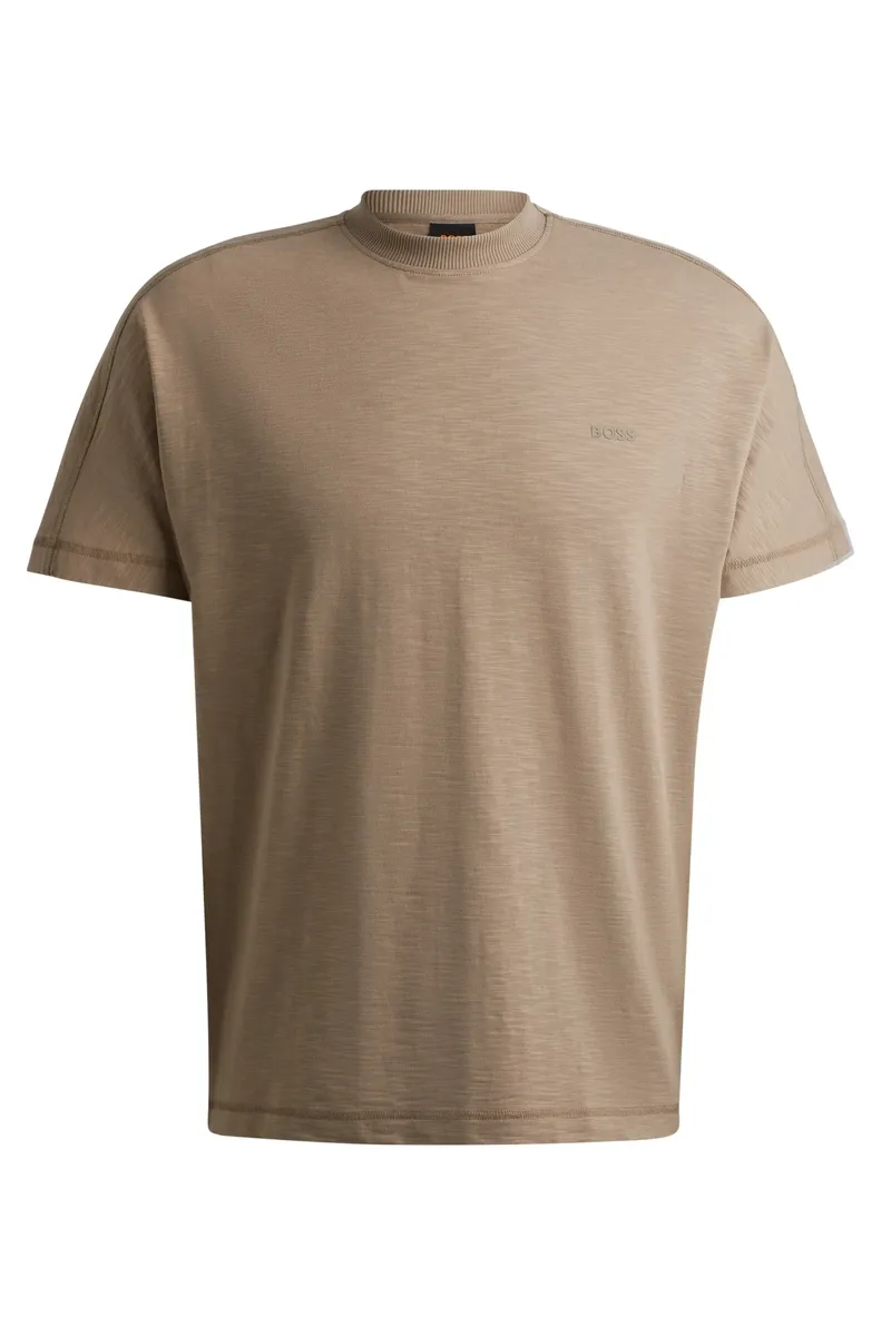 

Футболка BOSS ORANGE "Te_Denim" с пестрым рисунком, цвет Open Brown246