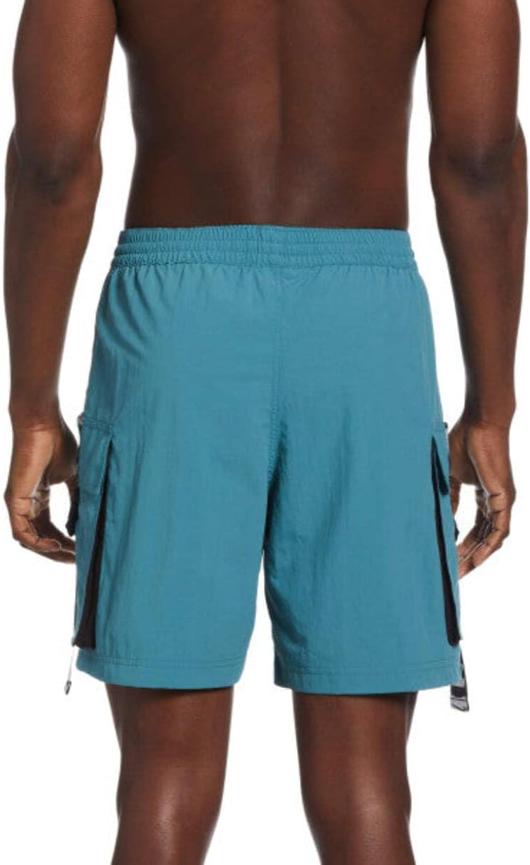 Плавки-шорты Nike мужские Nike Swim мужские 7 дюймов с логотипом и лентой, Mineral Teal — фото 2