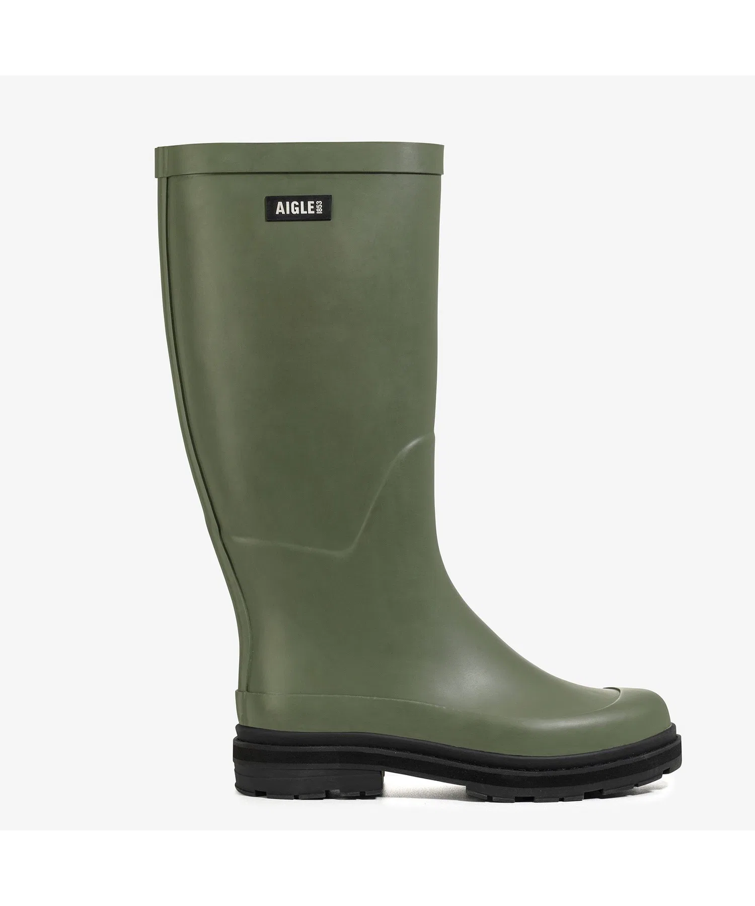 Мужские резиновые сапоги AIGLE Ultra Rain оливковые
