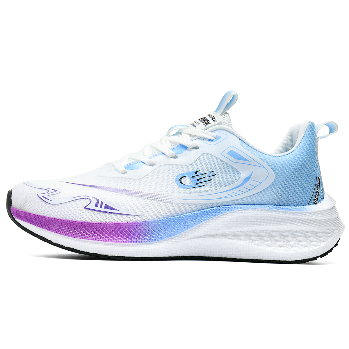 

DIKENROK Низкие повседневные кроссовки унисекс бело-фиолетовые, цвет White Purple