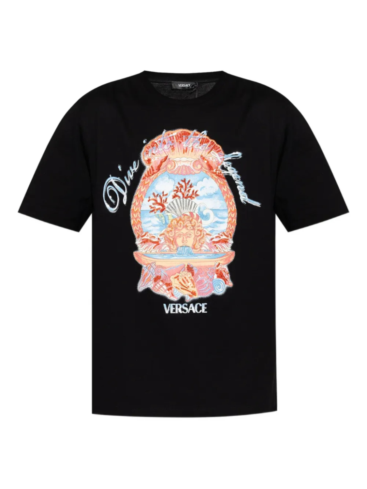 

Versace Dive In Crest Футболка, черный