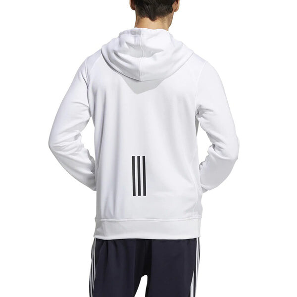 Толстовка adidas Athleisure Casual Sports Printing Logo White, белый — фото 3