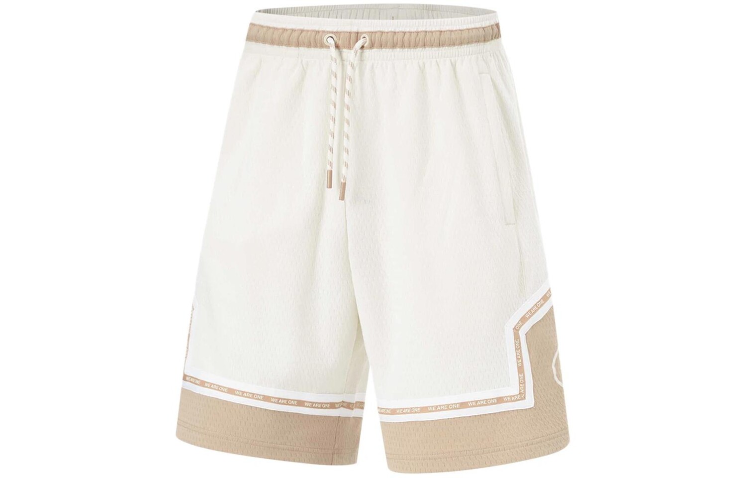 

Wade Collection Спортивные шорты мужские Off-white Ffee Brown Lining, коричневый
