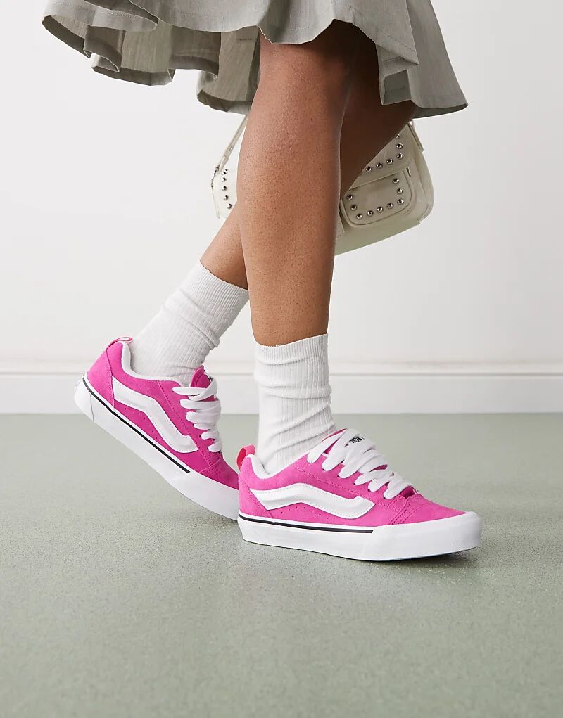 Розовые кроссовки Vans Knu skool