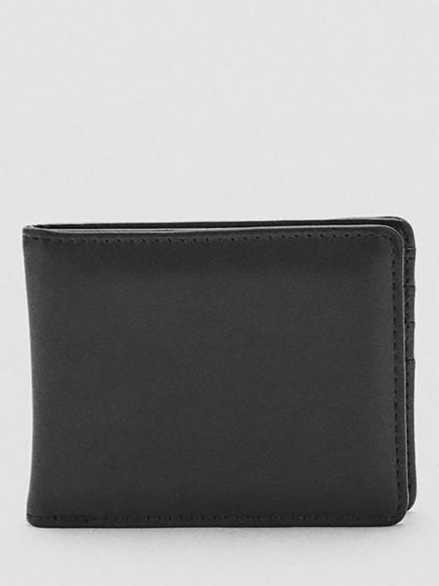 

Классический кошелек из искусственной кожи Mango, Black