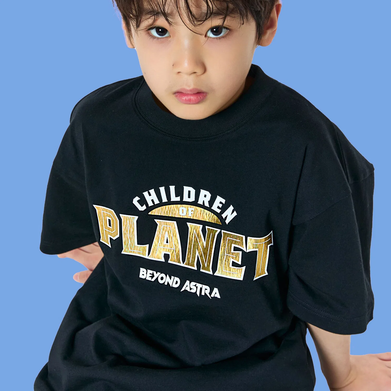 Детская футболка Children Of Planet Earth Organic, чёрная
