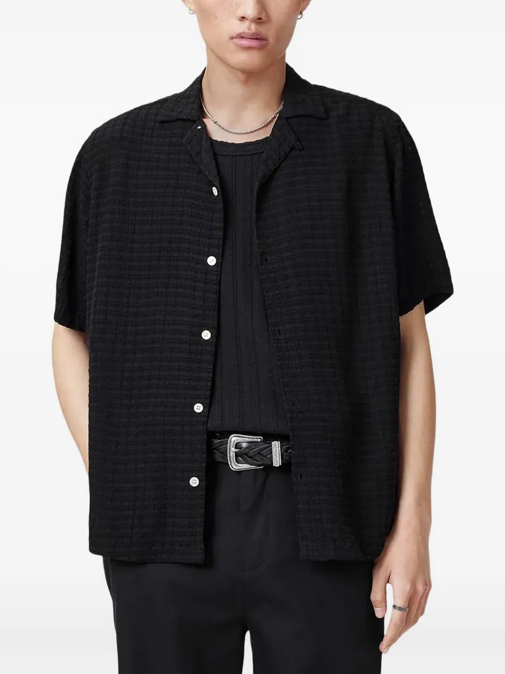 

Рубашка Madin AllSaints, черный