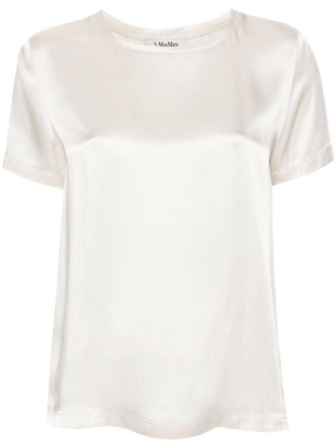 

'S Max Mara атласная футболка Rebecca, нейтральный цвет