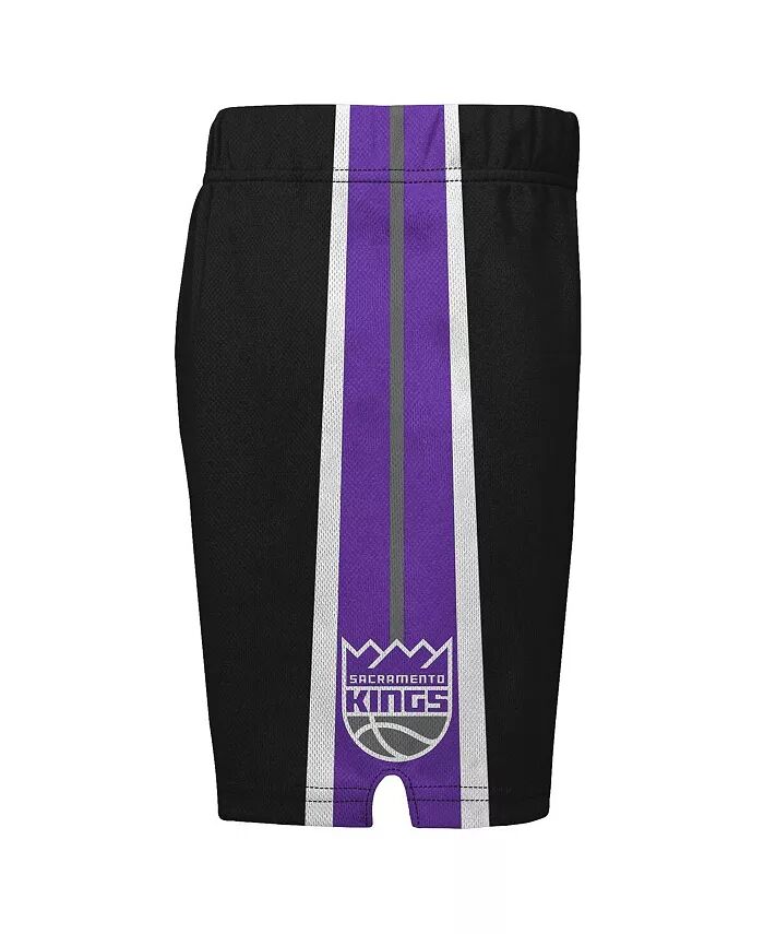 Шорты-реплики Sacramento Kings Icon для малышей черного цвета Nike — фото 2
