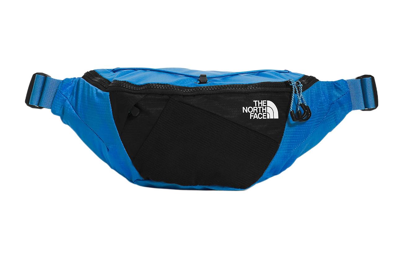 

THE NORTH FACE Кроссбоди слинговый поясной рюкзак из ткани синий женский