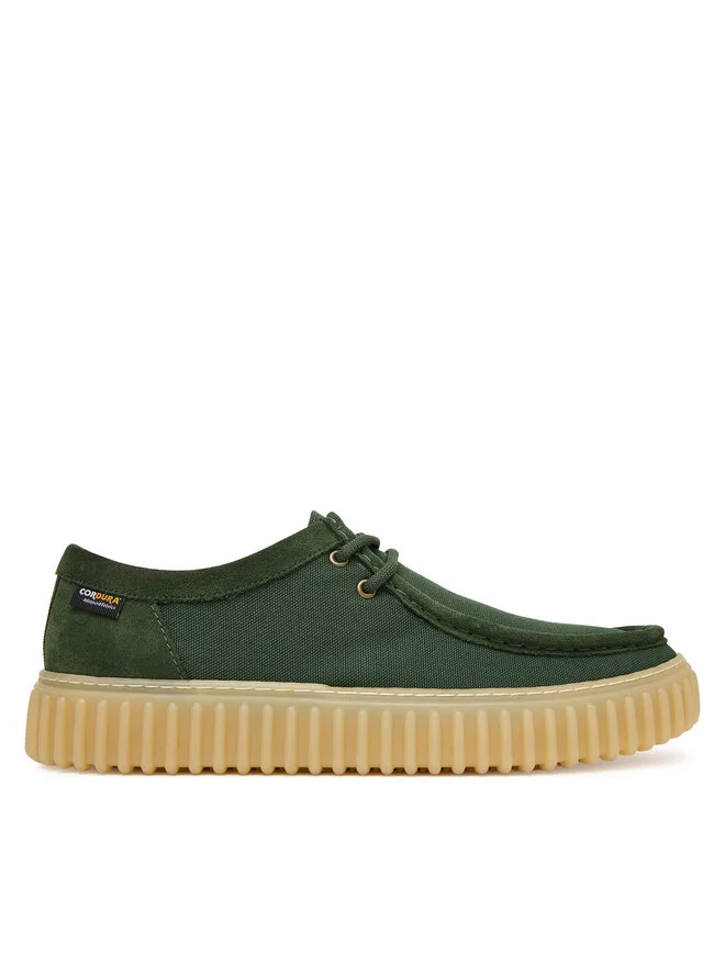 Clarks Torhill Lo 26186160 зеленые низкие туфли