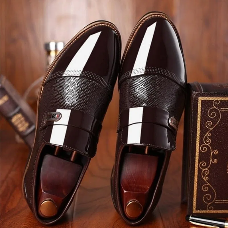 Лоферы кожаные Formal Shoes, коричневый UOPYNE — фото 3