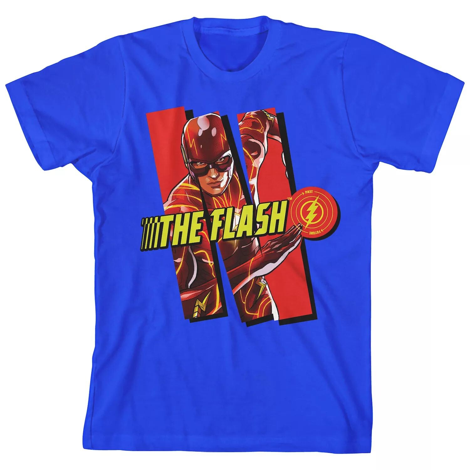 

Футболка с короткими рукавами и логотипом The Flash Movie для мальчиков 8–20 лет Licensed Character