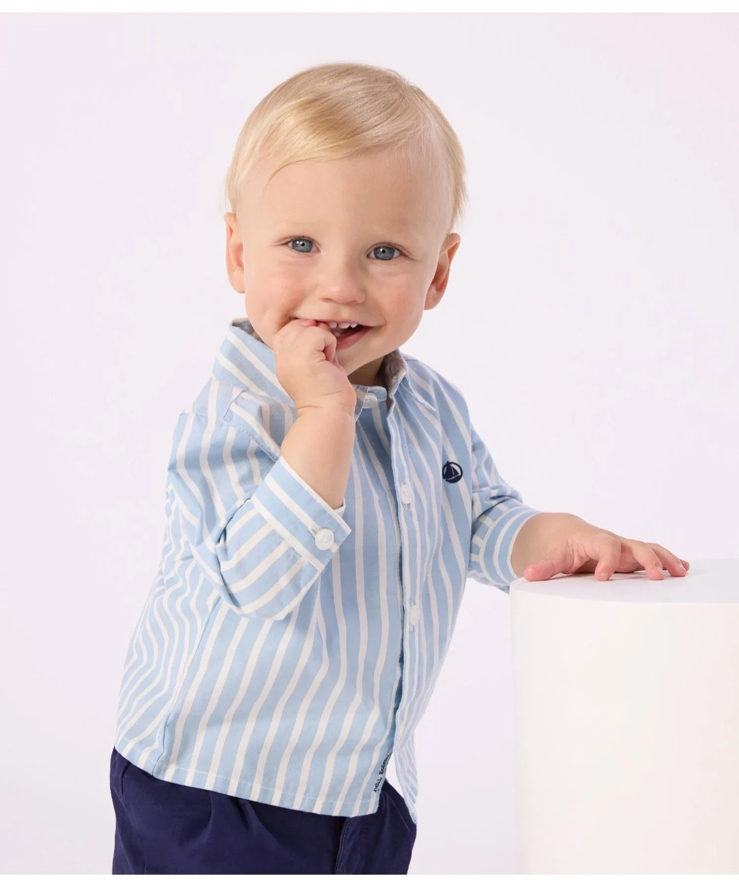 Детская рубашка PETIT BATEAU в полоску