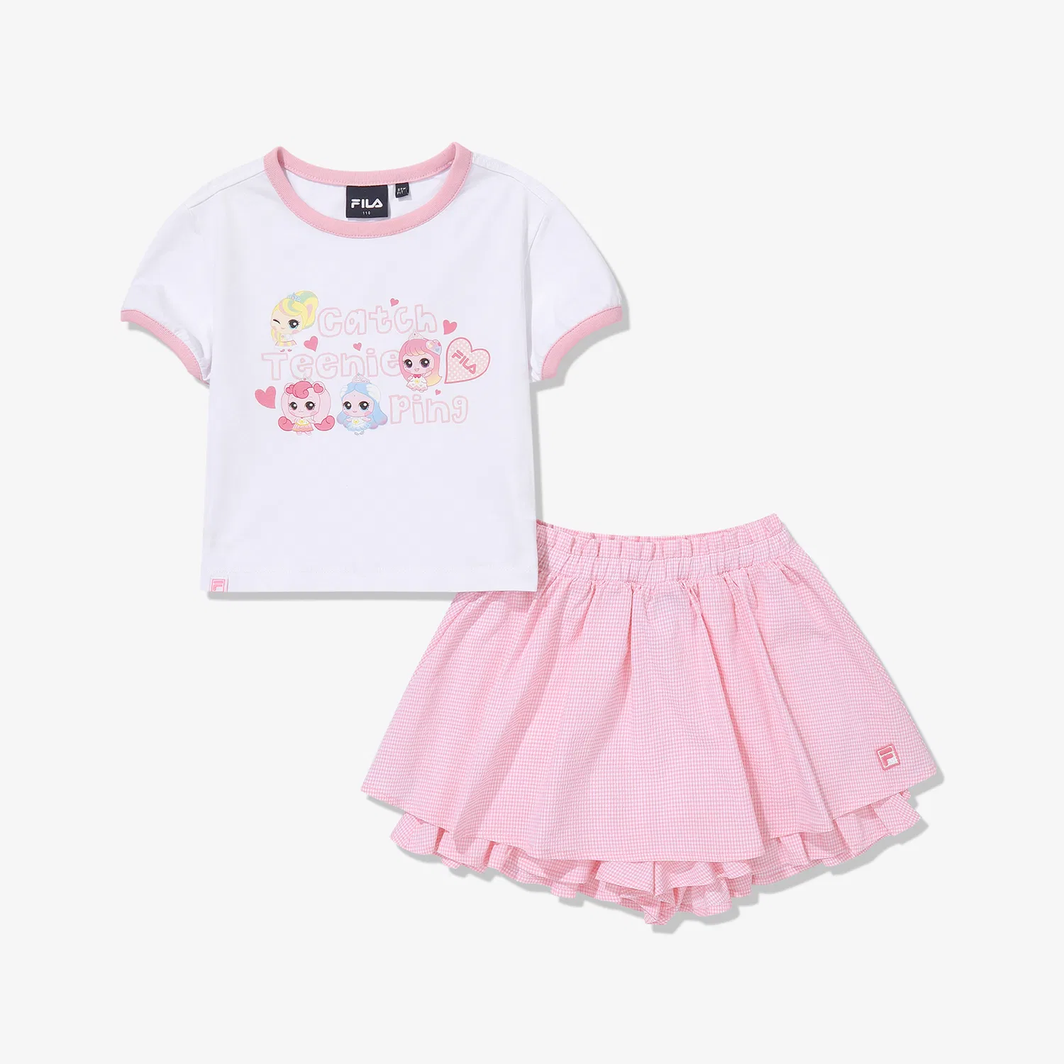 Детский комплект из сирсакера Princess Catch Teenieping от Fila Kids
