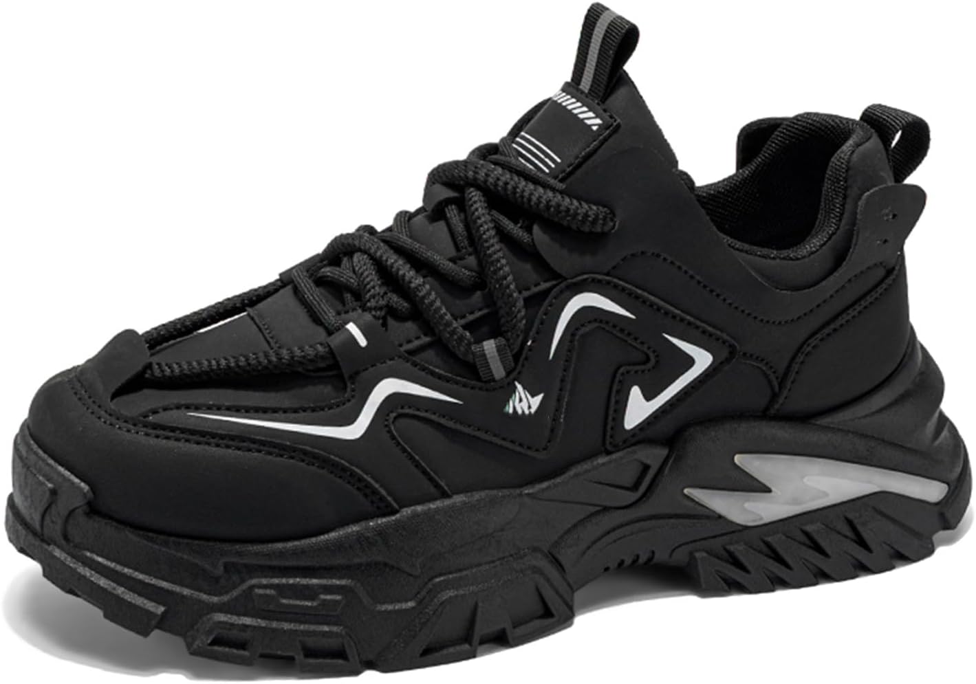 

Мужские массивные кроссовки GSIGUL с дышащей сеткой для бега, тенниса, спорта и повседневной ходьбы, черный