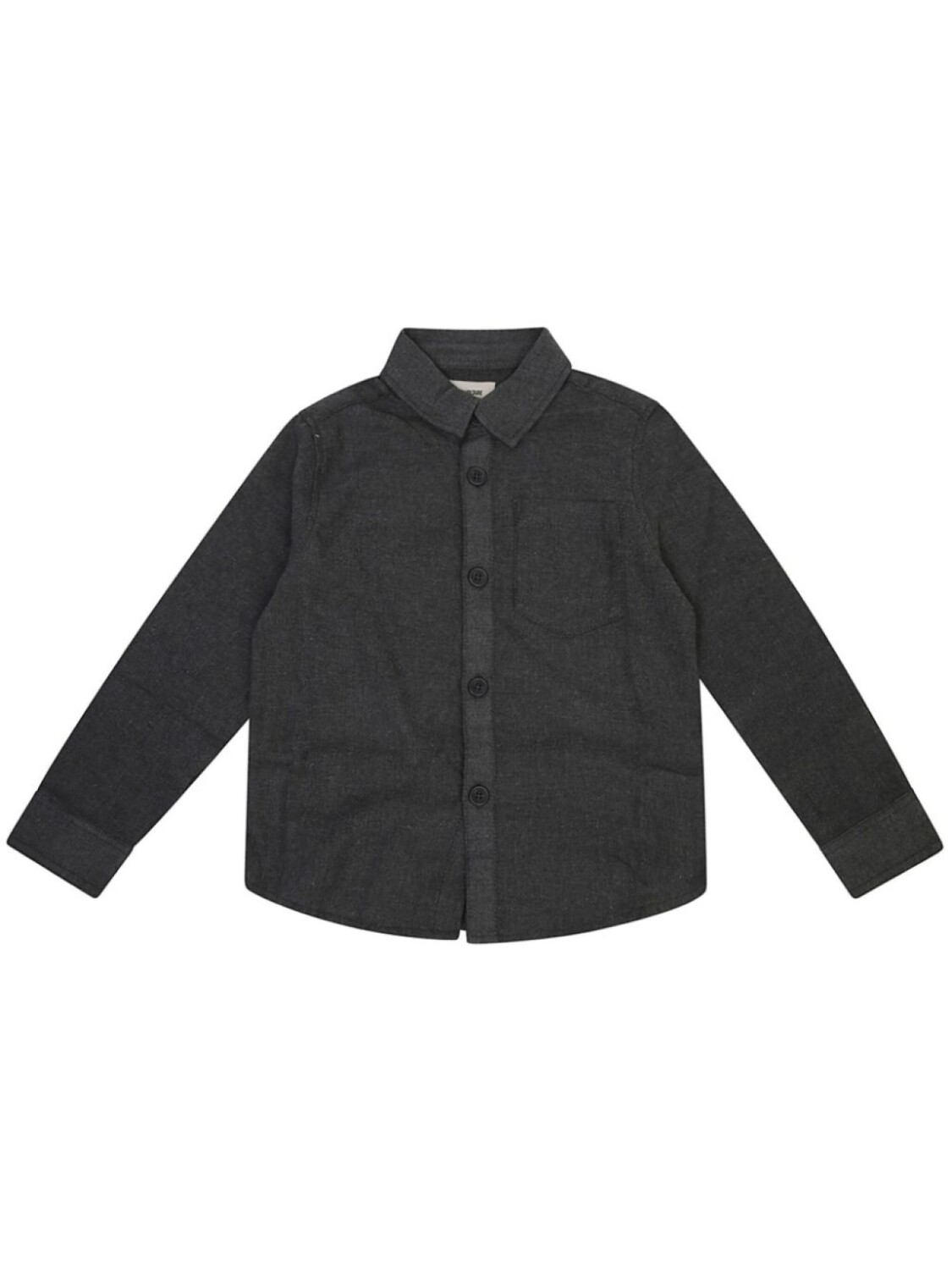 

Zadig & Voltaire Kids вышитая рубашка, серый