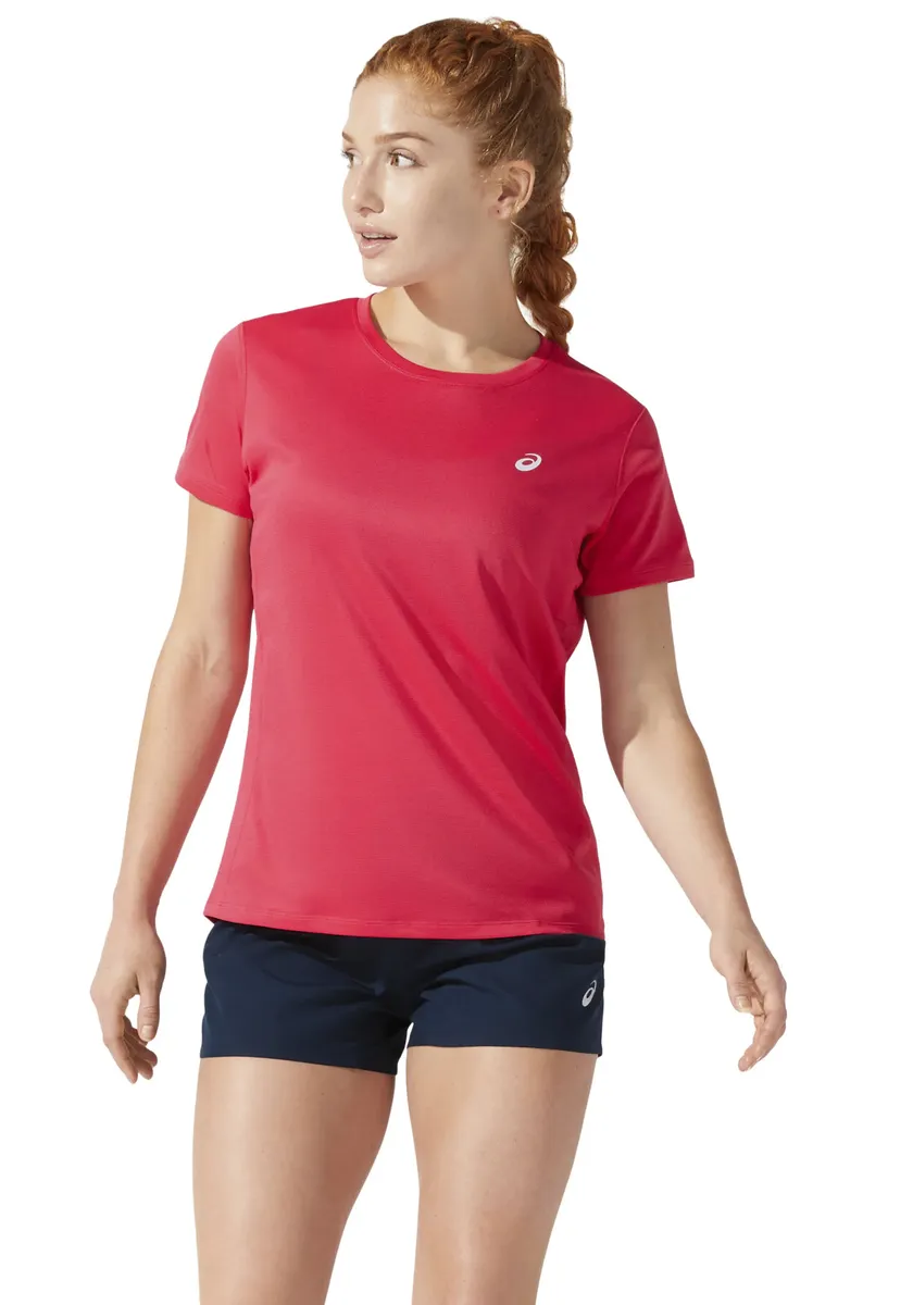 

Футболка для бега Asics "CORE SHORT SLEEVE TOP", розовый