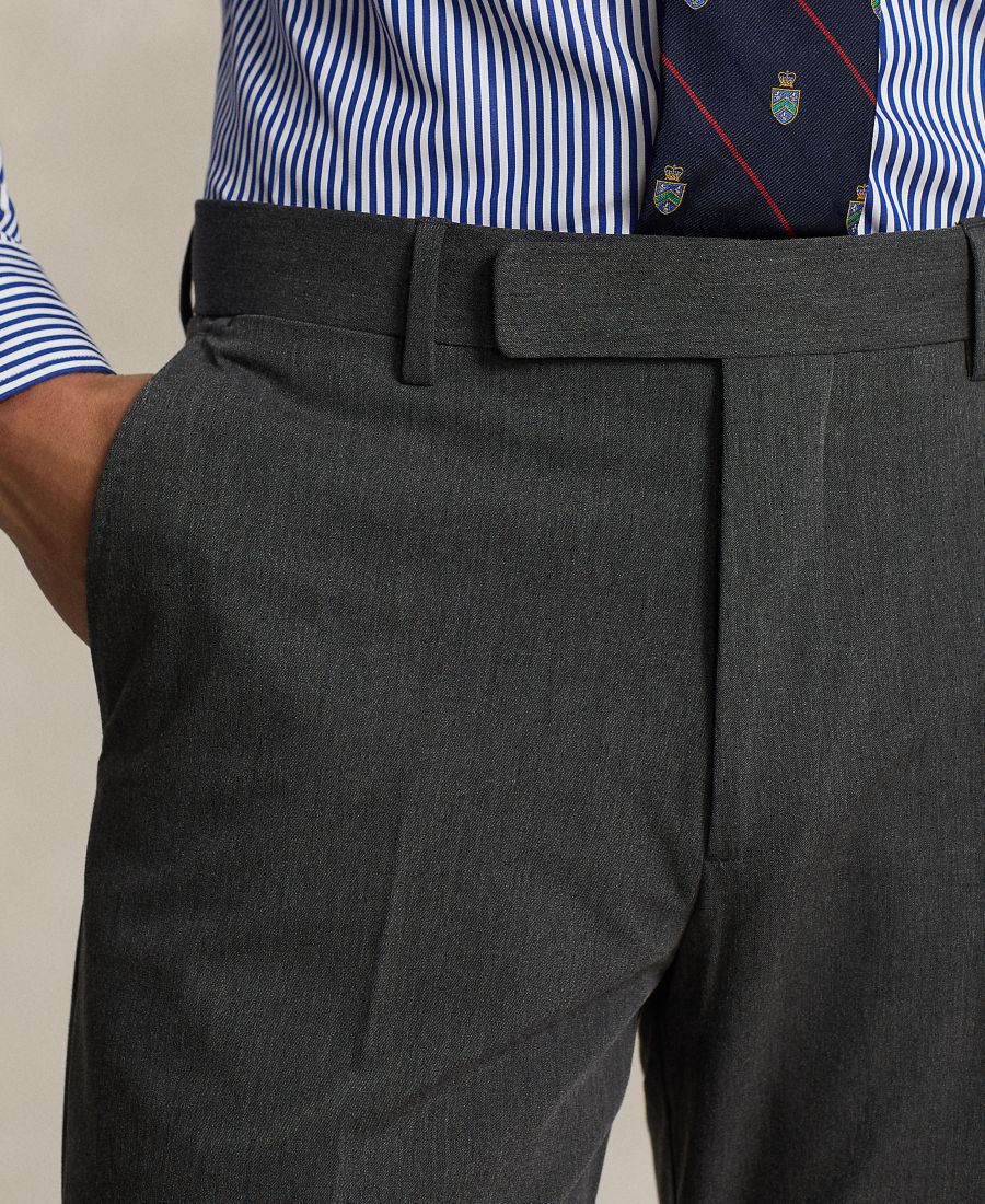 Мужские брюки из высококачественной саржи Polo Ralph Lauren, Charcoal — фото 3