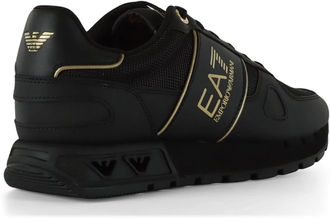 Кроссовки Emporio Armani для мужчин EA7 7X000613AF23027 8056643309088-46, Black Gold — фото 3