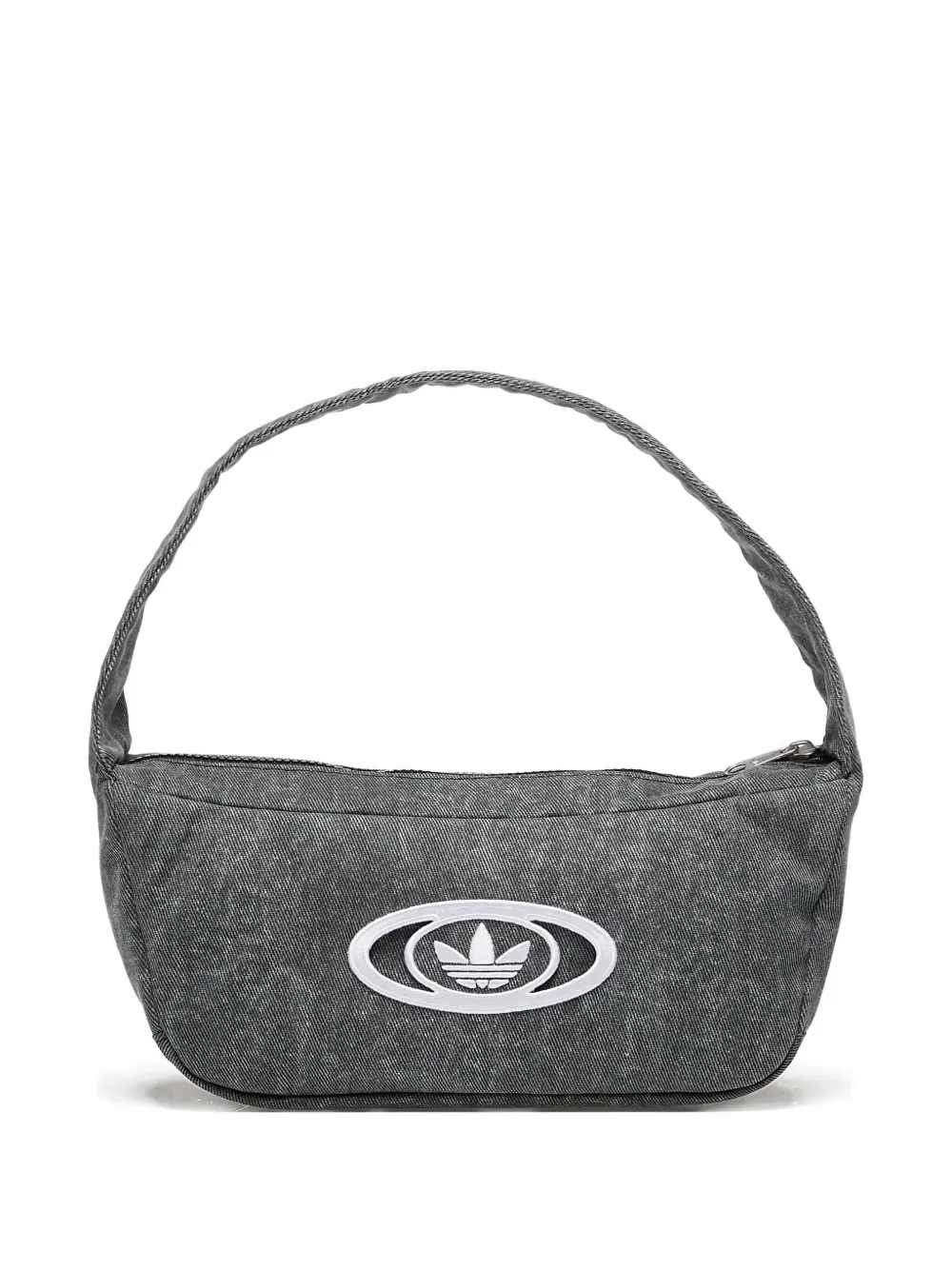 

Маленькая сумка на плечо с полосками Adidas, серый