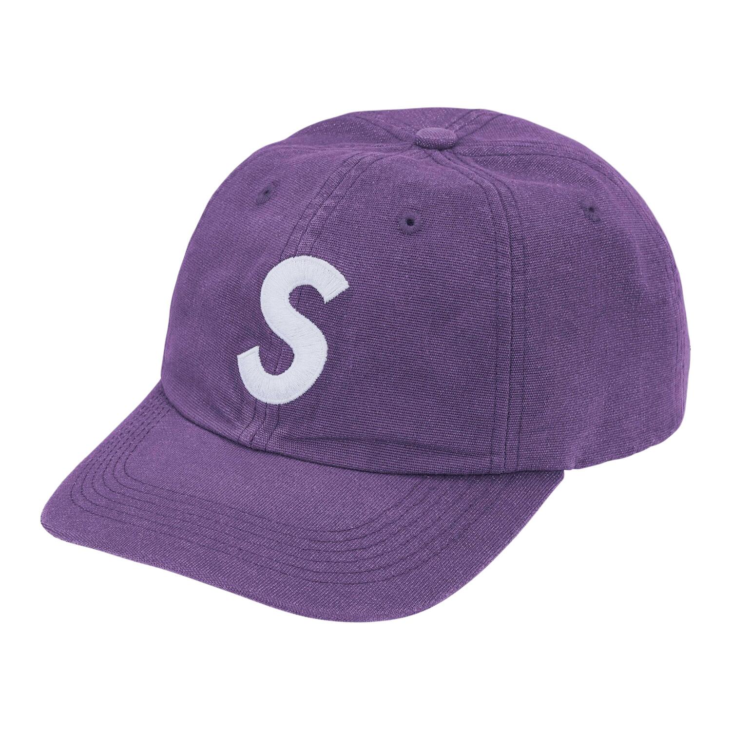 

Supreme Кепка с логотипом S из ткани кордура деним, Purple