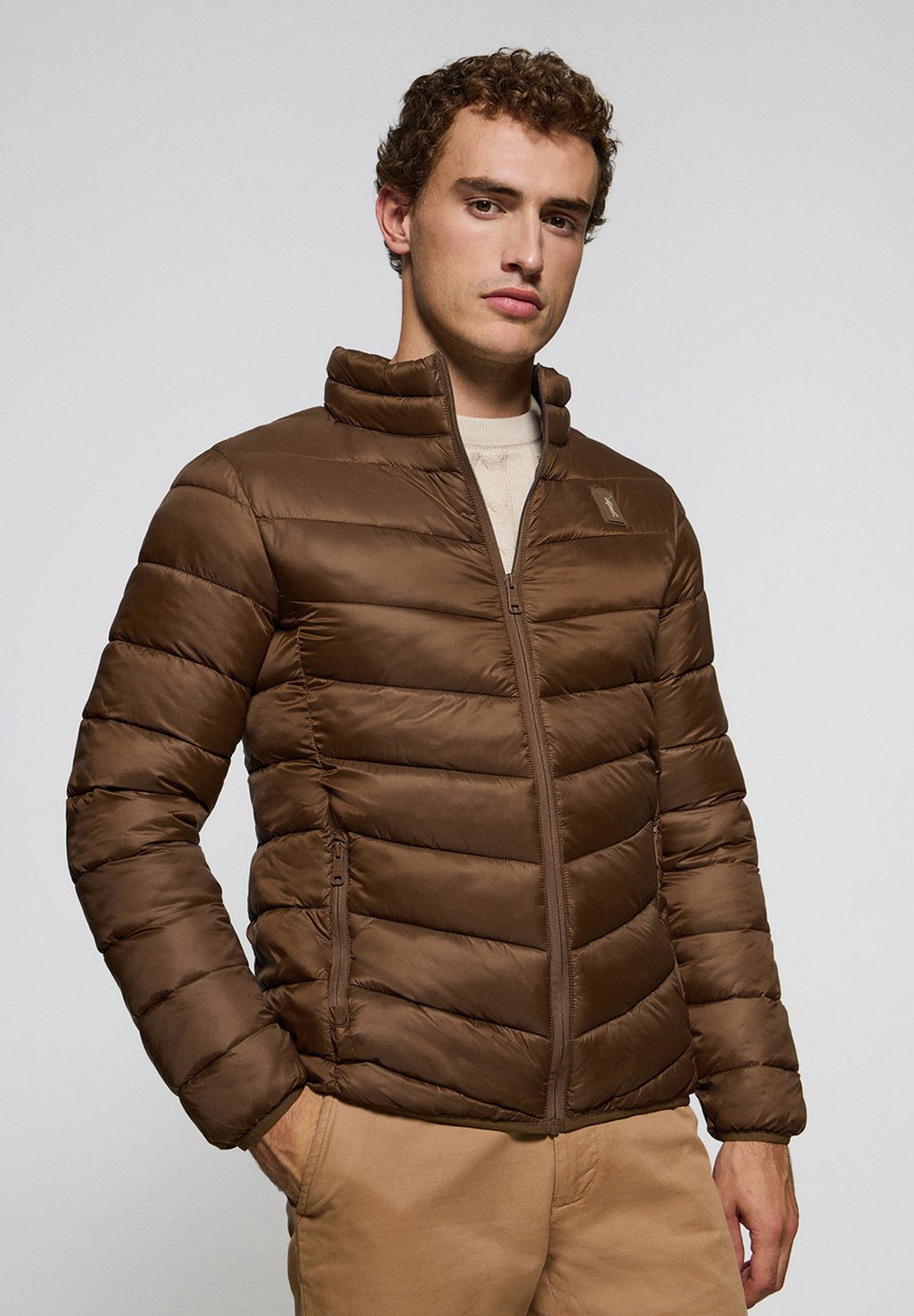 

Зимняя куртка ULTRALIGHT CHASE PATCH Polo Club, коричневый