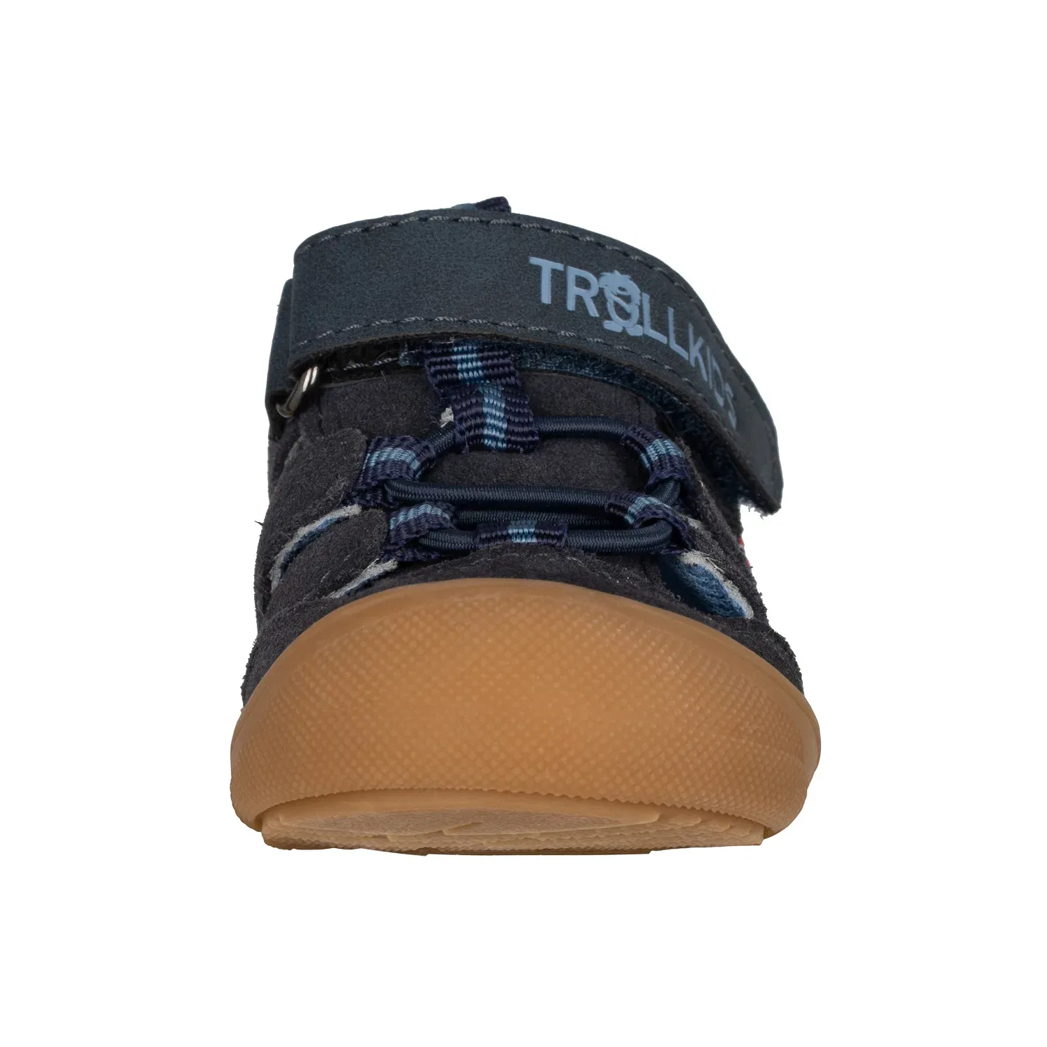 Лауфлерншхуэ Femund из кожи, Trollkids, navy/blue — фото 3