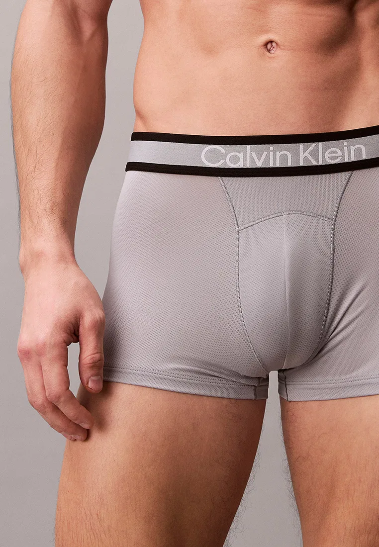 Трусы, сетчатые, Calvin Klein, серый — фото 3