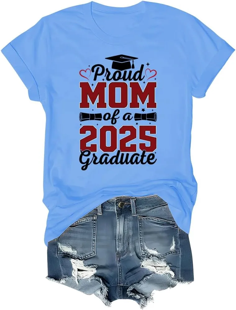 

Футболка Proud Mom of A 2025 Graduate