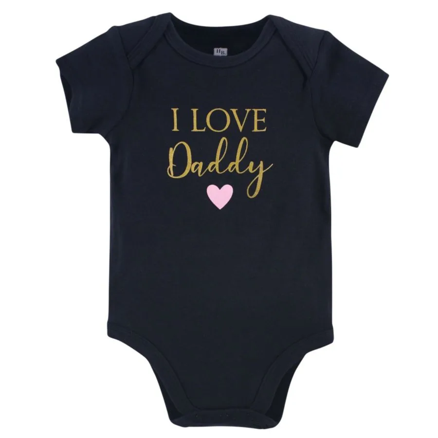 Комплект из 3 хлопковых боди Hudson Baby, Girl Daddy — фото 2